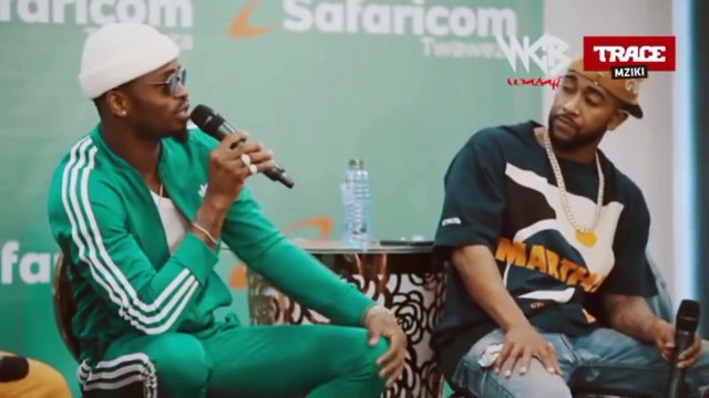 Diamond Na Omarion Wakizungumza Live Kuhusu Album Ya Diamond