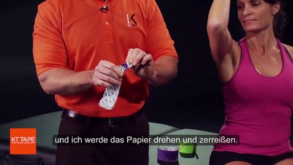 KT Tape generelles Ellbogenschmerzen Schmerzen im Ellenbogen selbst tapen auf Deutsch
