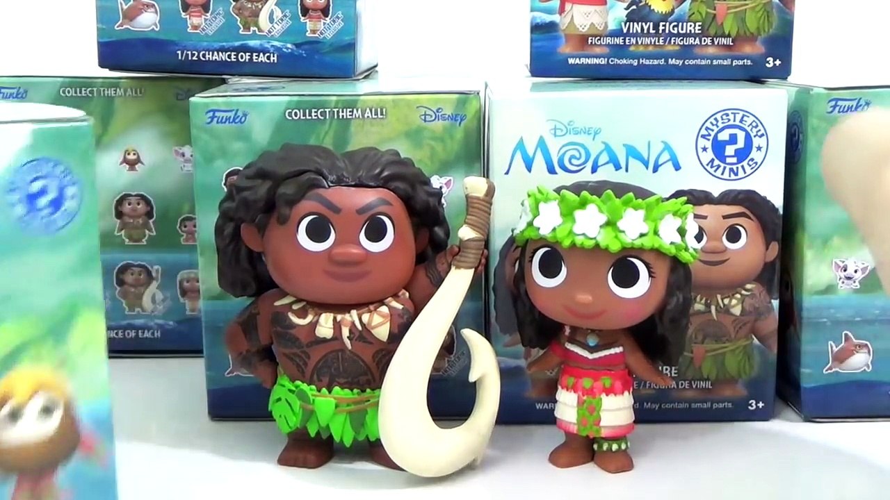 MOANA Mystery Minis FUNKO POP Mystery Minis Full Collection Set