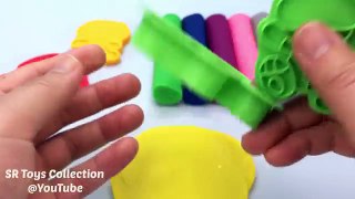 Play Doh Modeling Clay Learn Colors Nursery Rhymes Robocar Poli Molds Fun for Children Surprise Toy