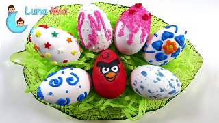 COMO PINTAR HUEVOS DE PASCUA / Easter Eggs / Angry birds / egg