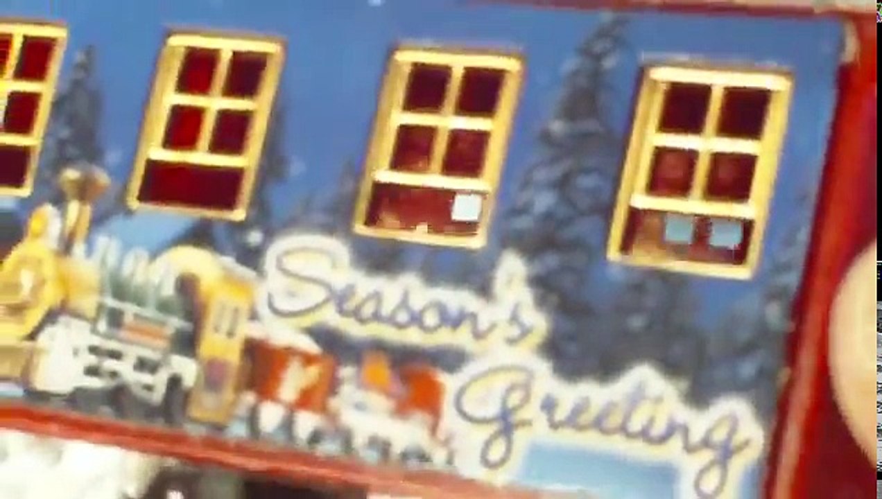 Video For Children Toy Trains - Green Christmas Express Train For Kids Kiddies Toddlers Videos