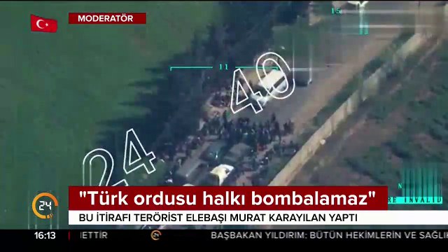 Terörist elebaşı Karayılan itiraf etti Türk ordusu halkı bombalamaz
