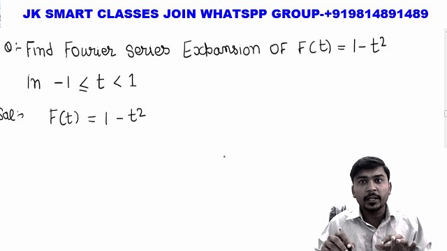 Fourier Series Examples #10 Half Range Fourier Cosine Series Examples and Solutions in Hindi PTU NP Bali