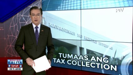 #SentroBalita: Nakolektang buwis ng BIR at BOC, tumaas