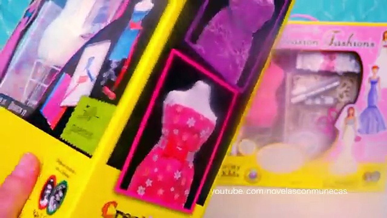 Barbie en español Diseños de moda e ideas para vestidos de fiesta por Novelas con muñecas y juguetes