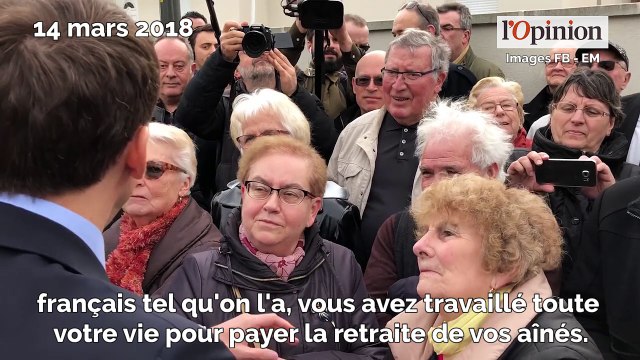 Hausse de la CSG: face à des retraités «pas contents», Macron se justifie