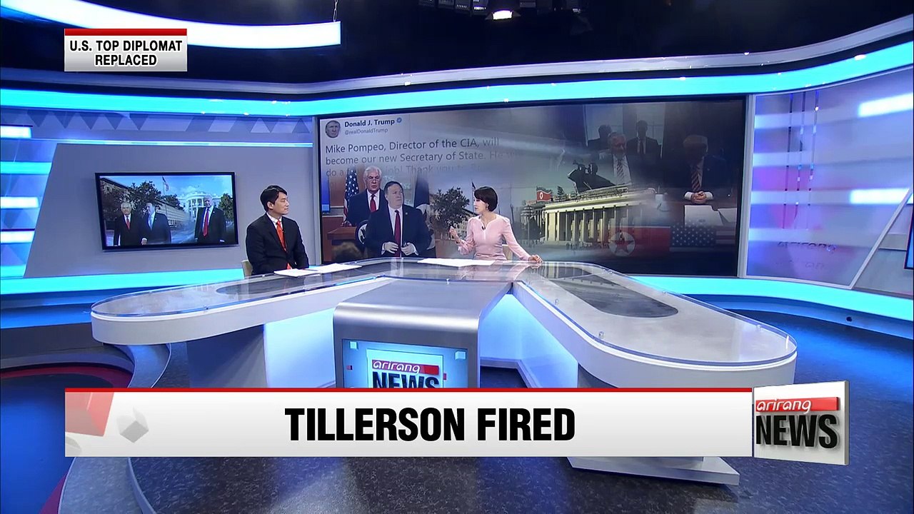 Trump dismisses U.S. Secretary of State Rex Tillerson