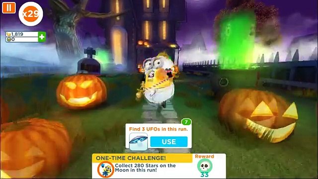 Despicable Me 2 - Minion Rush : Baby And Mom Minions In Residential Area ! Halloween