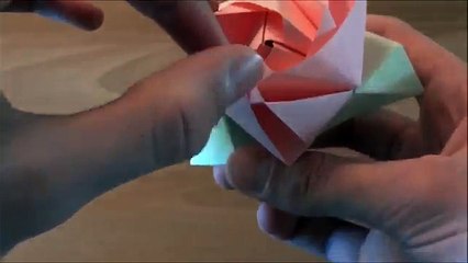 Origami Magic Rose Cube (Design by Valerie Vann)