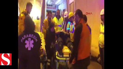 Artvin�de çevik Kuvvet minibüsü devrildi: Yaralılar var