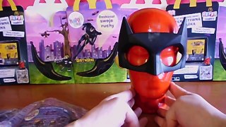 new Batman Beware McDonalds Happy Meal Toys Complete Set Unboxing