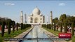 Cleaning The Taj Mahal: Bleaching clay applied to marble structure