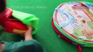 cndirect haul indonesia - tenda mainan anak terowongan - unboxing play tent for kids with tunnel