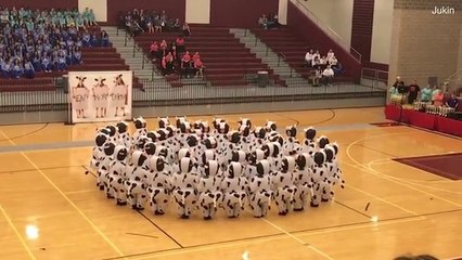 Viral video of students dancing in Chick-fil-A costumes