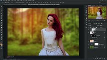 Photoshop Tutorial : Fantasy Dreamy Photo Effects Editing