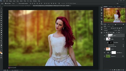 Photoshop Tutorial : Fantasy Dreamy Photo Effects Editing