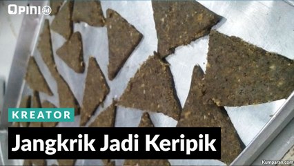 #1MENIT | Jangkrik Jadi Keripik