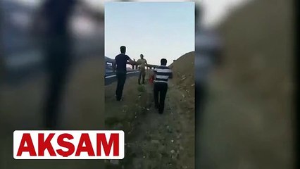 Kışladan kaçan darbeci asker vatandaşlar tarafından böyle yakalandı