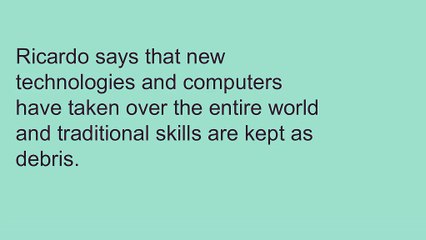 Ricardo Cordova Has Organized Many Woodworking Workshop