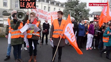 Lamballe. Les agents de l'Ehpad manifestent leur colère