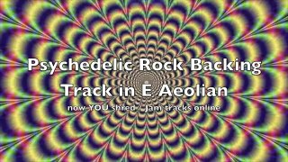 Trippy Psychedelic Rock Backing Track [E Aeolian] - Dreamy, Slow Tempo