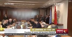 President Xi meets UN Secretary-General