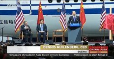 Chinese president visits Boeing's factory in Seattle