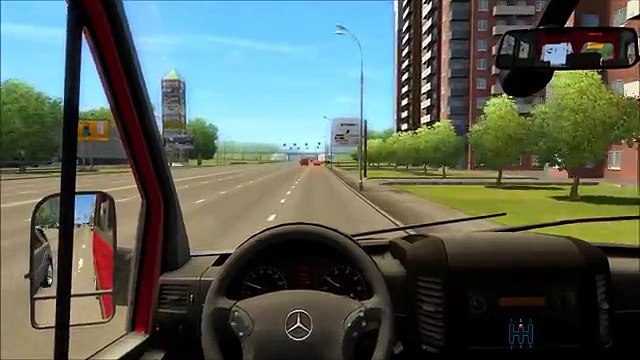 City Car Driving 1.2.5 Mercedes-Benz Sprinter 324 Logitech G 27 TrackIR Pro 4