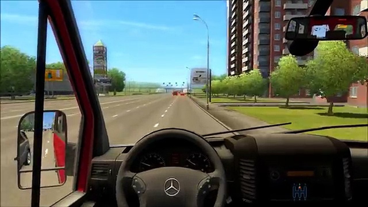 City Car Driving 1.2.5 Mercedes-Benz Sprinter 324 Logitech G 27 TrackIR Pro 4