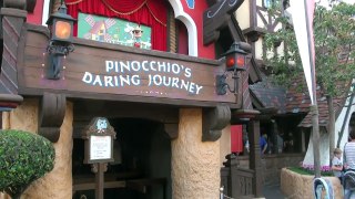 new Disneyland Pinocchios Daring Journey Entrance to Exit POV, Nov 13 HD (1080p)