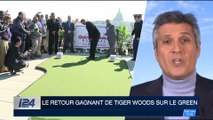 Le retour gagnant de Tiger Woods sur le green