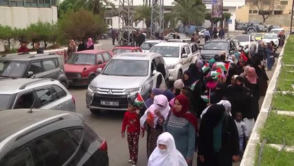 Unrwa'ya Uluslararası Finansal Desteğin Devam Etmesi Talebiyle Gösteri