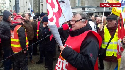 Brest. Environ 2.000 retraités dans la rue