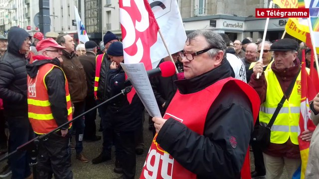 Brest. Environ 2.000 retraités dans la rue