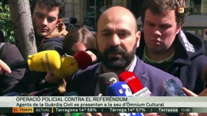 Òmnium convoca concentració a Sant Jaume