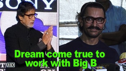 Aamir Khan: Dream come true to work with Big B