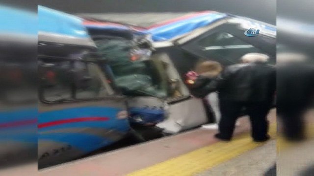 Topçular'da meydana gelen tramvay kazasının yeni görüntüleri ortaya çıktı