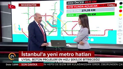 İstanbul'a yeni metro hatları