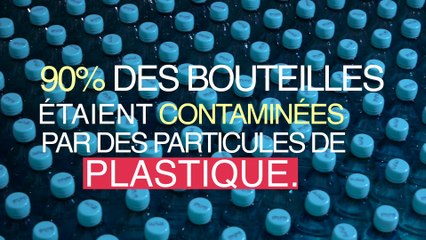 L'eau en bouteille est contaminée par le plastique