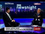 Chinese and Japanese ambassadors interviewed on BBC Newsnight