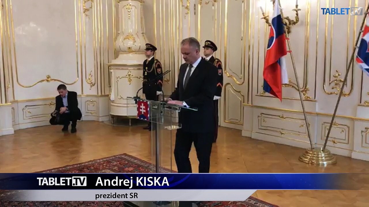 ZÁZNAM: Vyhlásenie prezidenta A. Kisku