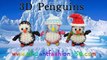 Rainbow Loom Penguin 3D Charms - How to Loom Bands Tutorial Christmas/Holiday/Winter/Animal