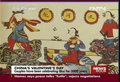 Couples celebrating Chinese Valentine's Day