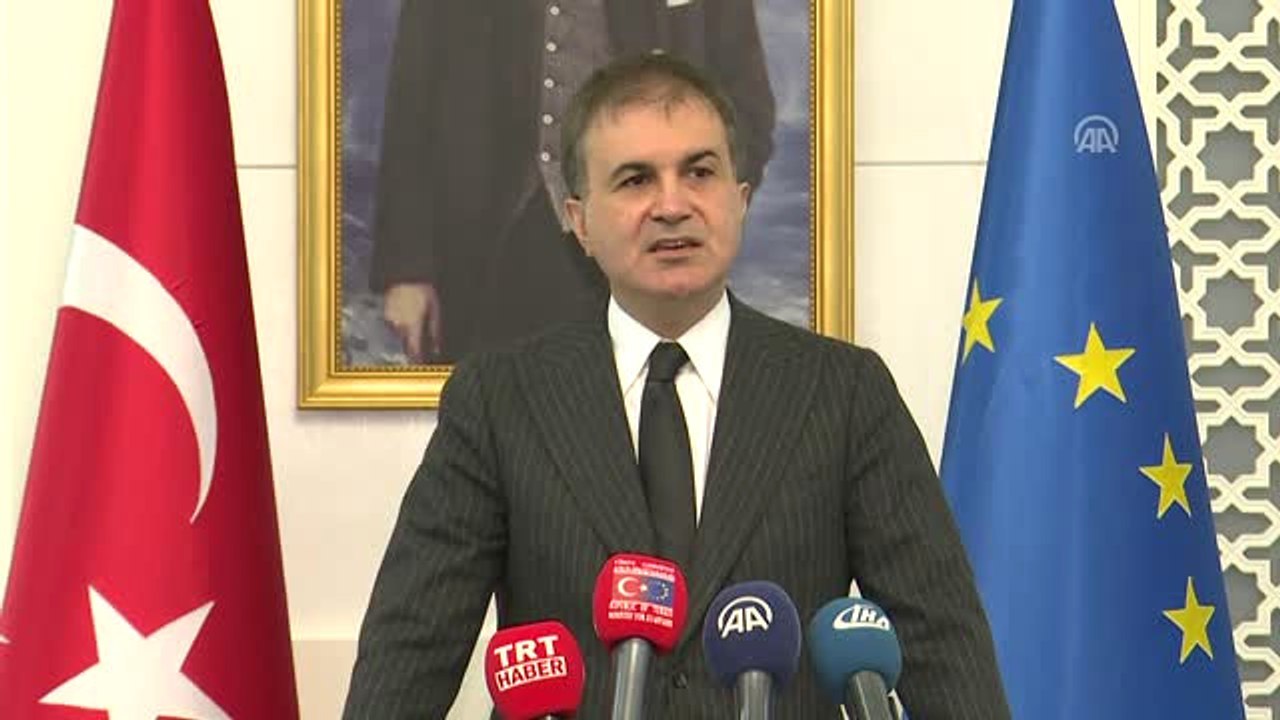 AB Bakanı Çelik: "Avrupa Parlamentosu'nu İlkeli Olmaya Davet Ediyoruz"