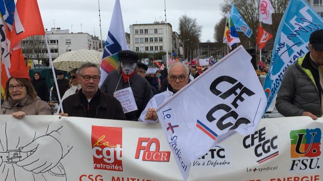 Manifestation des retraités en colère