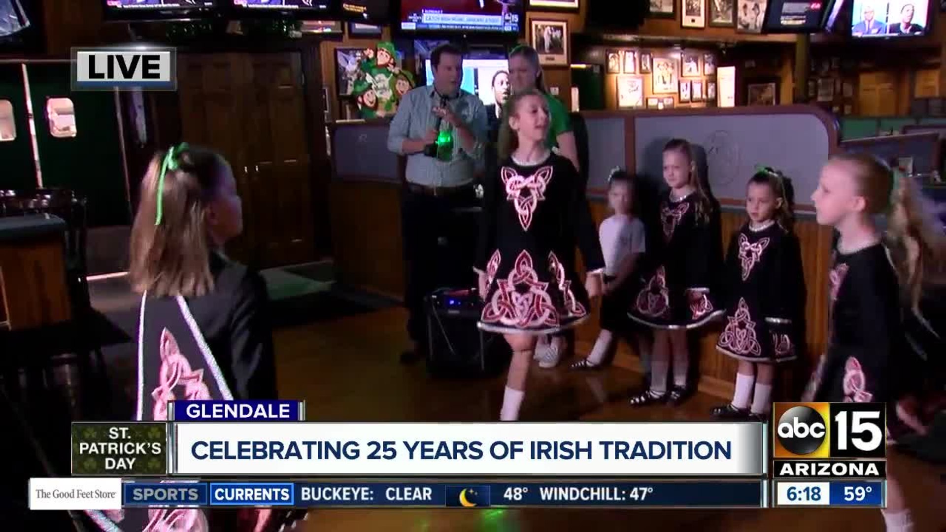 ⁣St. Patrick's Day fun at Padre Murphy's