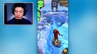 CHRISTMAS CHARACTERS!! Temple Run 2: Christmas Edition High Score! (Frozen Shadows iPhone Gameplay)