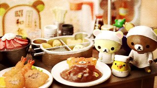 Re-Ment Rilakkuma Diner And Oden Stall Set