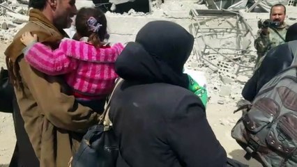 Más de 12.000 civiles huyeron de enclave rebelde sirio de Guta